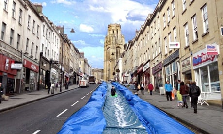 Mock up of the Park and Slide project for Bristol