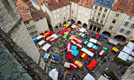 Market day in Villefranche-de-Rouergue, Gascony
