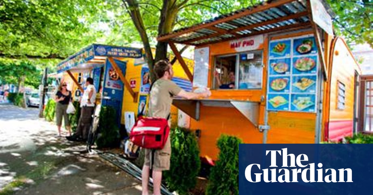 Portland A La Cart The City S Brilliant Street Food Scene Portland Usa Holidays The Guardian Portland Food Cart Map
