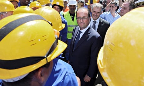 Francois Hollande in La Réunion
