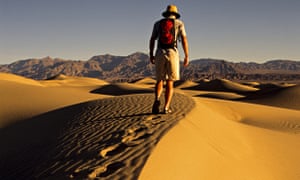 Solo hiking,