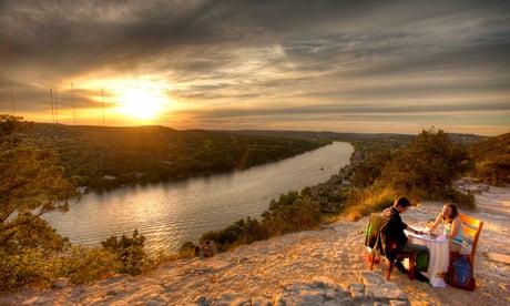 See a Sunset at Mount Bonnell, Austin, Texas