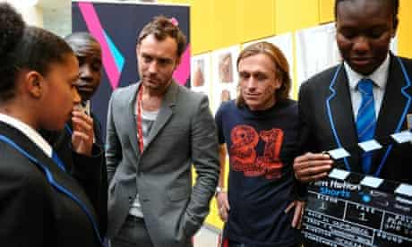 Jude Law Goes Back To School To Launch Film Competition For Pupils Jude Law The Guardian