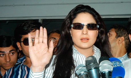 Veena Malik Naved - Veena Malik gets death threats in Pakistan nude cover shoot row | India |  The Guardian