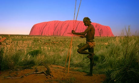 Aborigine Uluru