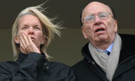 Elisabeth and Rupert Murdoch