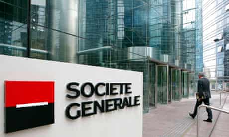 The headquarters of French bank Societe Generale