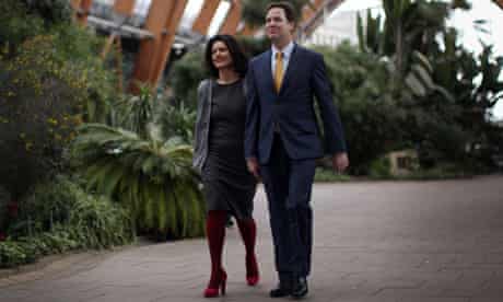 Nick Clegg and wife Miriam
