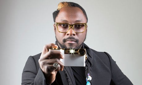 Will.i.am with his i.am camera for iPhone