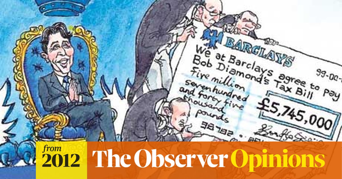 Bob Diamond's tax bill payoff deserves a bad press | Bob Diamond | The Guardian Bob Diamond's tax bill payoff deserves a bad press | Bob Diamond | The Guardian