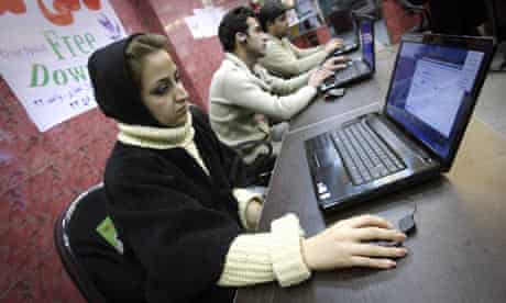 Iranian internet cafe