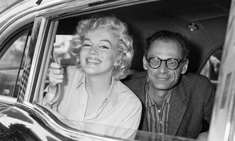 Marilyn Monroe and Arthur Miller in Car