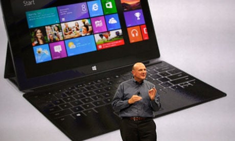 Steve Ballmer unveils Microsoft's Surface