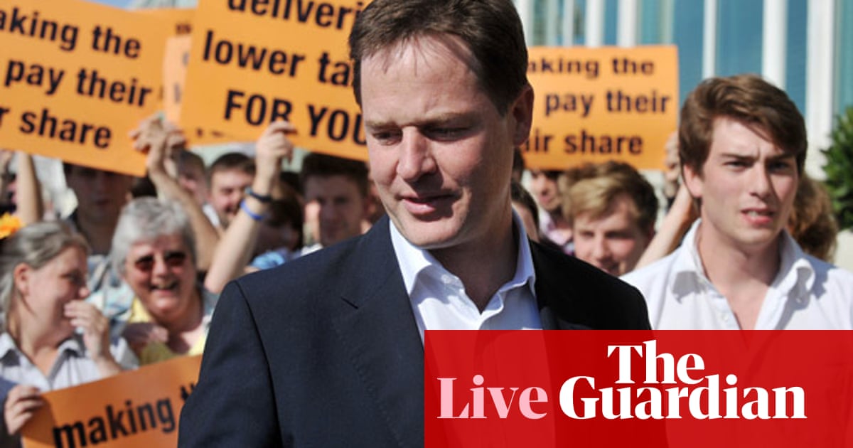 Lib Dem conference Politics live blog Politics The Guardian