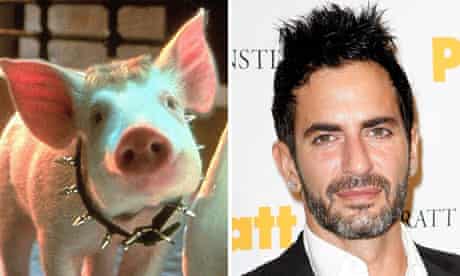 Babe the pig and Marc Jacobs