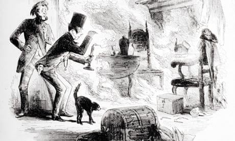 Krook spontaneously combusts in Bleak House by Charles Dickens