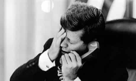 President Kennedy hears of the assassination of Patrice Lumumba in 1961
