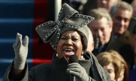 Aretha Franklin at Barack Obama's inauguration