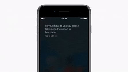 Siri can now help you out with a few phrases in Chinese, French, German, Italian or Spanish.