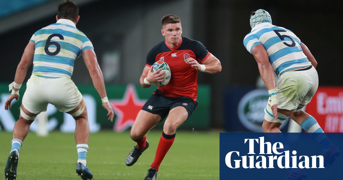 Owen Farrell has been in the wars and may sit out England’s France battle