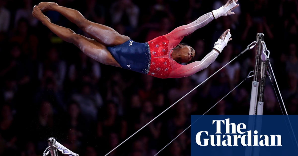 Simone Biles makes more history as USA romp to seventh straight global title