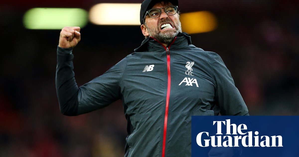 Holy grail could be in sight as Jürgen Klopp toasts his Anfield anniversary | Andy Hunter