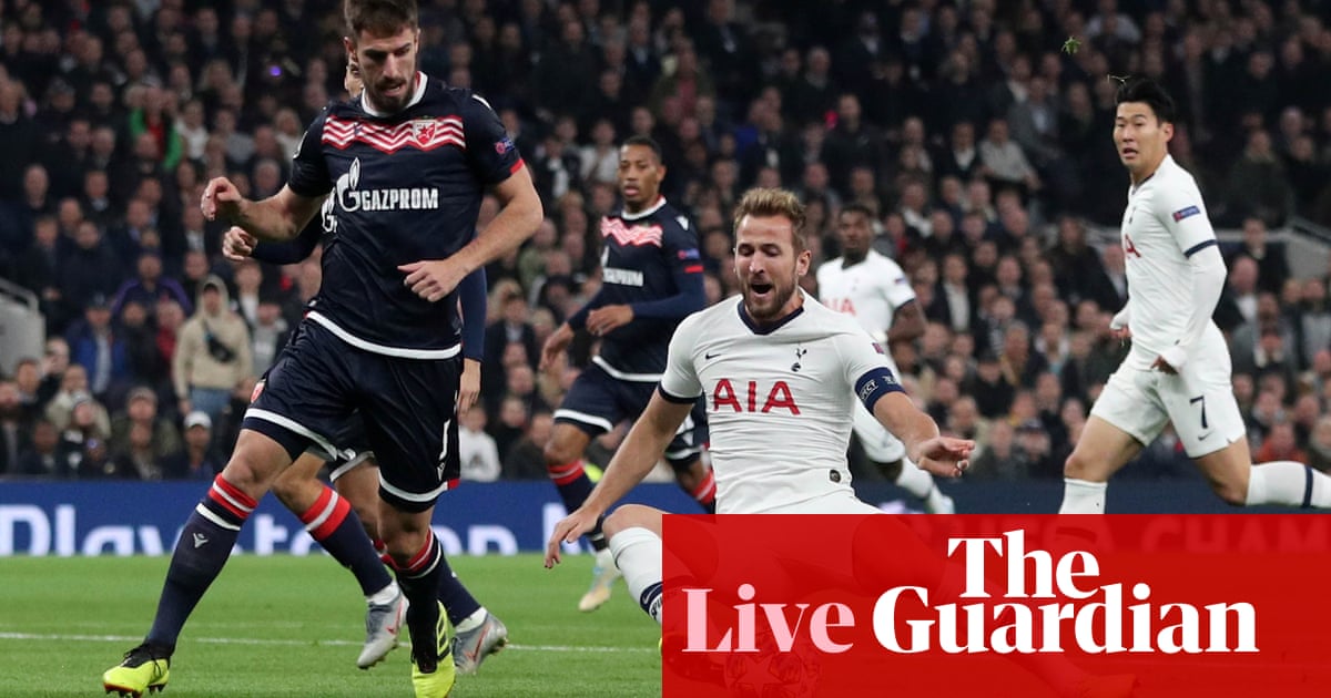 Tottenham v Red Star Belgrade: Champions League Group B – live!