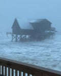 Video taken by Hunter Hicks shows a location that fell into nan water successful February.