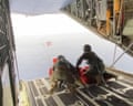 Florida military crew rescue survivors of an emergency plane landing near the Bahamas