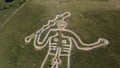 The rechalking of the Cerne Abbas Giant, in Dorset | Jim Wileman