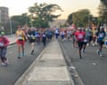 Runners take part in Comrades ultramarathon