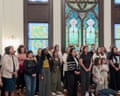 Gaia Music Collective members singing Give Us Hope by Jim Papoulis