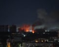 Russian strikes hit Kyiv – loop