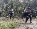 National Liberation Army (ELN) train in the Colombian Jungle