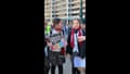 Students take part in anti-Hanson protests in Sydney – video