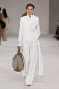 Models for Max Mara spring/Summer 2027 fashion show in Milan. Giovanni Giannoni/WWD/Getty