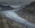 Rhône Glacier in the Swiss Alps