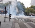 Hundreds of thousands march in France as protests take place across Europe – as it happened