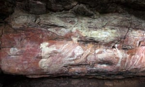 عرض صور للفن الصخري من أرنيهم لاند في كانبيرا نيتشي