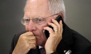 Germany’s Federal Minister of Finance Wolfgang Schauble.