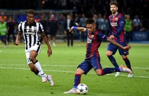 Bang. Neymar seals Barcelona’s victory.