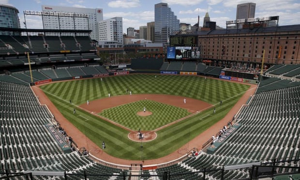 Unprecedented? The Orioles play the White Sox at an empty Camden Yards.