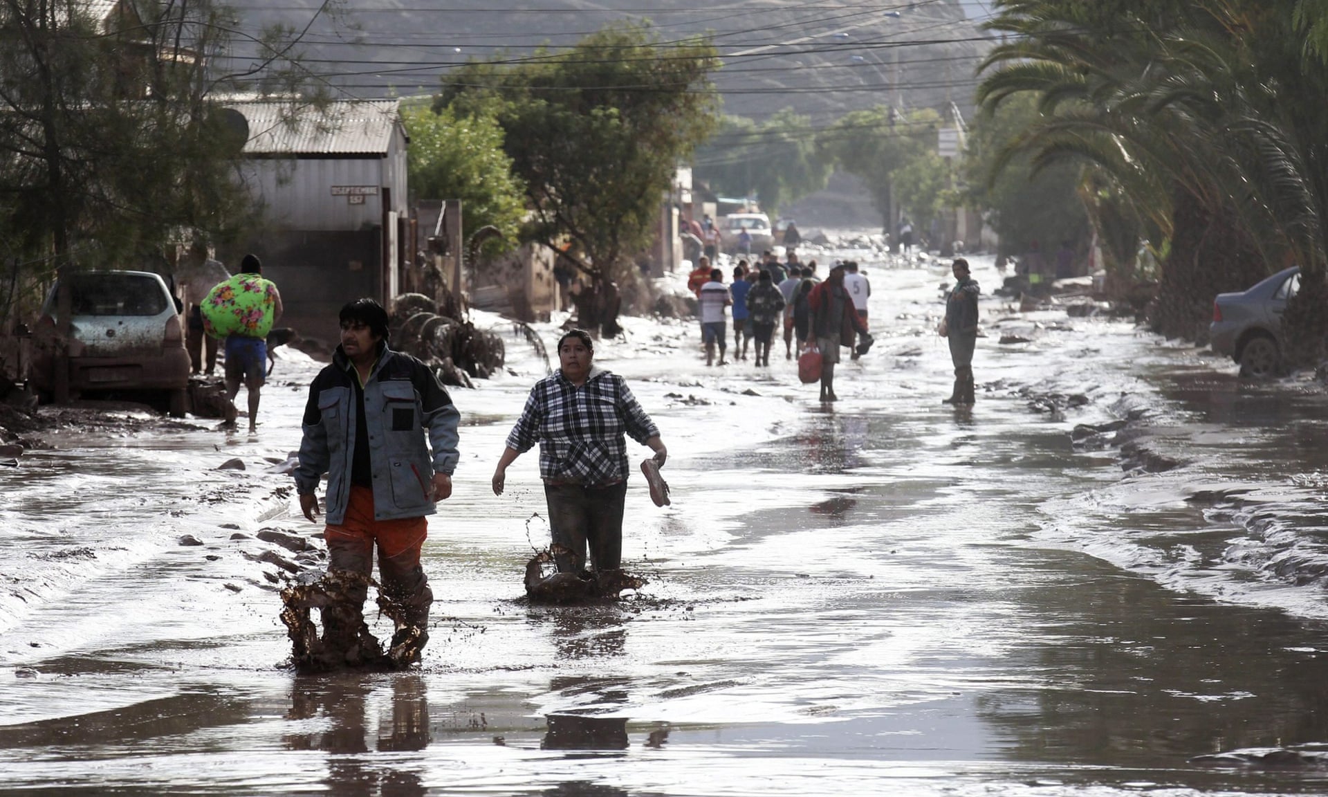 Torrential Rains Cause Flooding in Chile