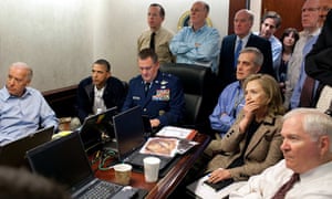 Watching the mission to kill Bin Laden