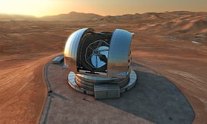 Artist's impression of the European Extremely Large Telescope