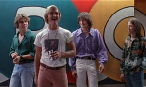 Pink trousers for spring? Matthew McConaughey in Dazed and Confused.