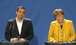 Merkel and Tsipras