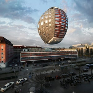Images from the NHDK project (88 reconfigurations of the NH Deutscher Kaiser Hotel in Munich) by Víctor Enrich