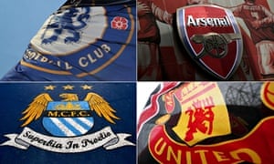 Chelsea, Arsenal, Manchester City, Manchester United