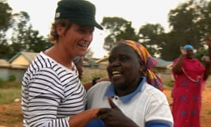 Charlotte Campbell-Stephen with the women of Kibera Women for Peace and Fairness.